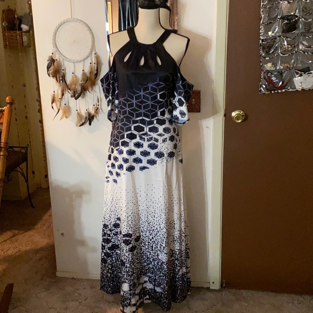 🌺🌻rosew  Satin maxi dress